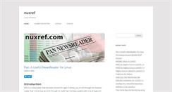 Desktop Screenshot of nuxref.com