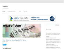 Tablet Screenshot of nuxref.com